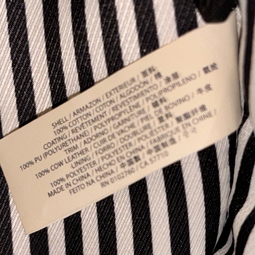 Kate Spade Black Bow on Cream Straw-like Crossbody Bag - Picture 15 of 15